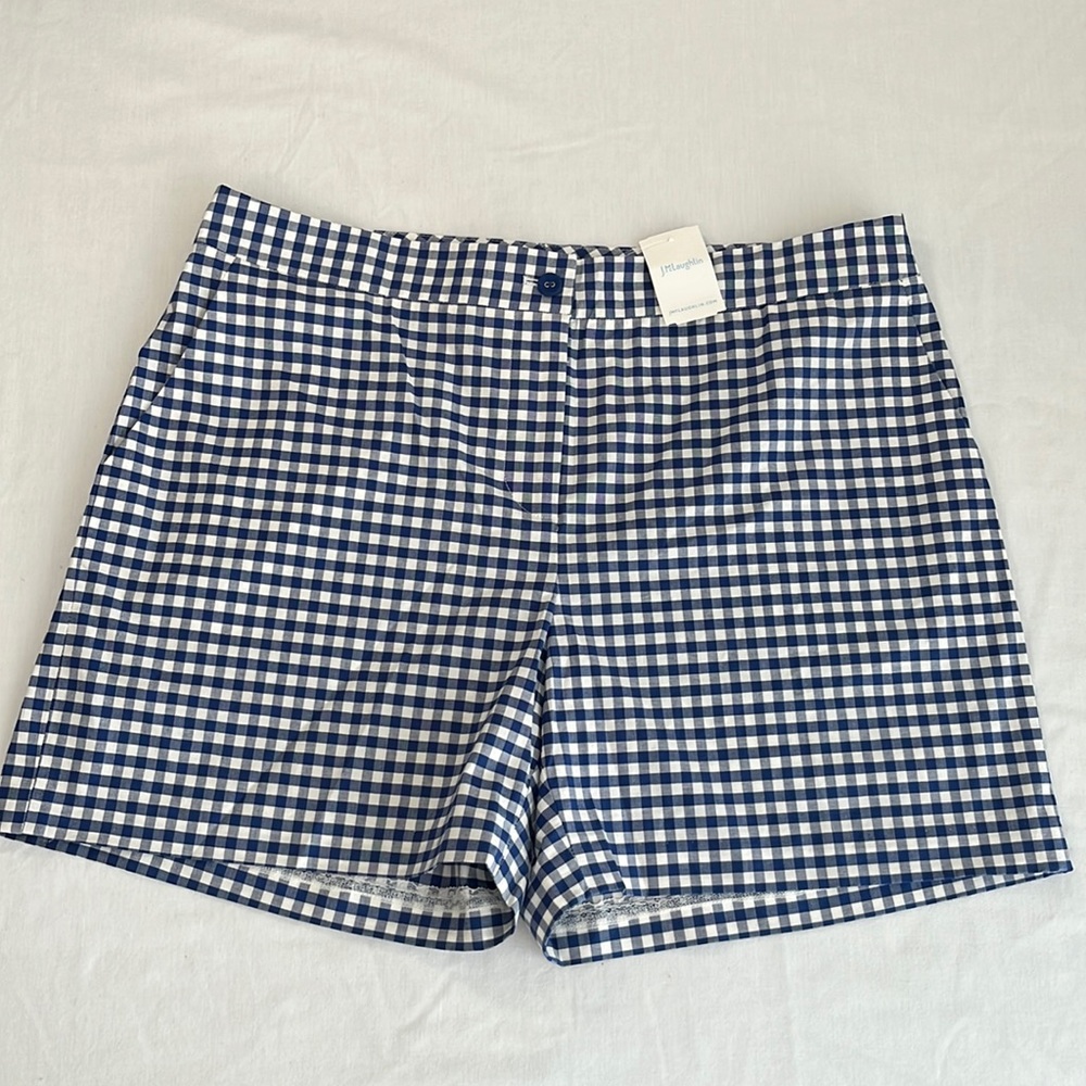 J.McLaughlin gingham shorts size 12